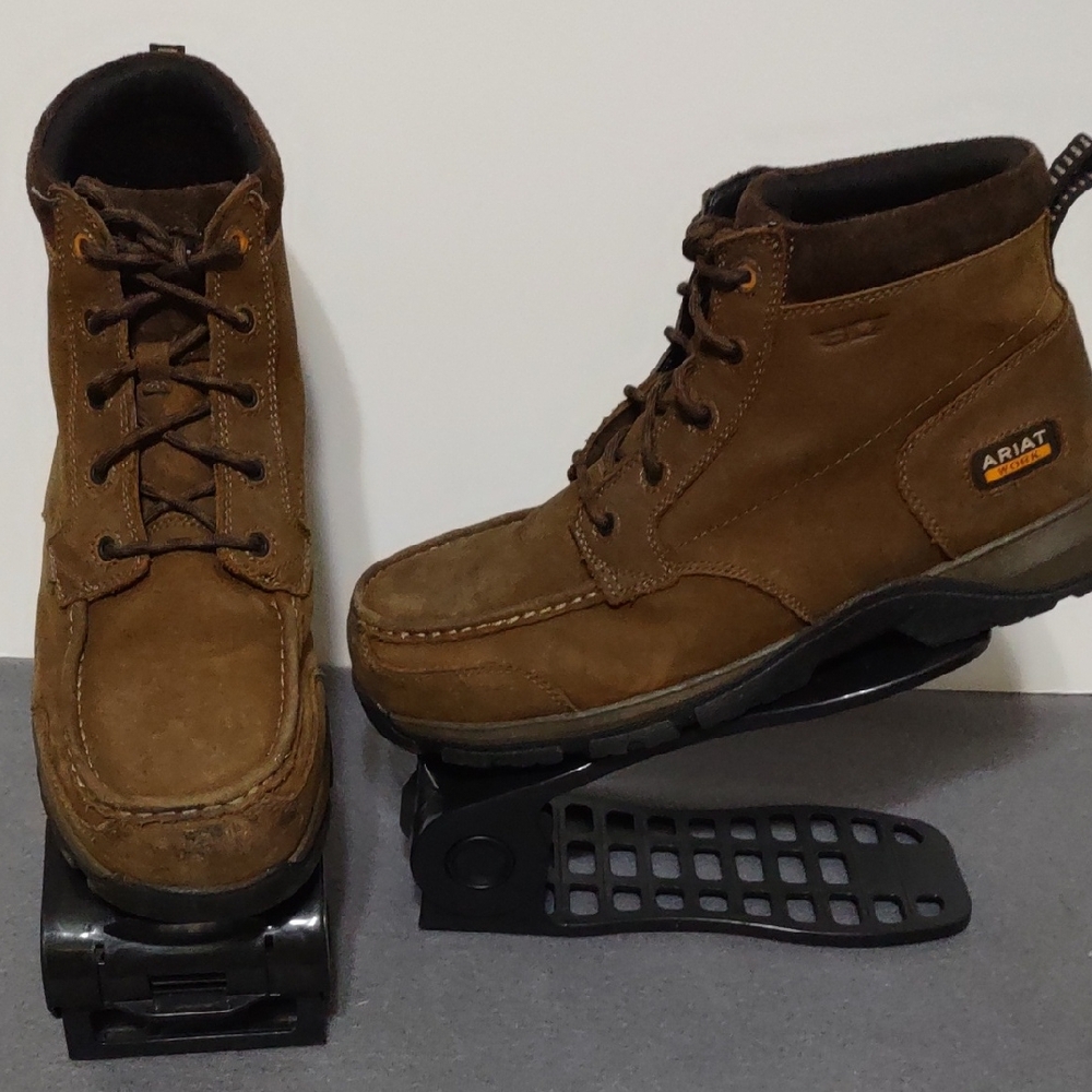 Ariat Men's Tan Leather Boots With Composite Toe